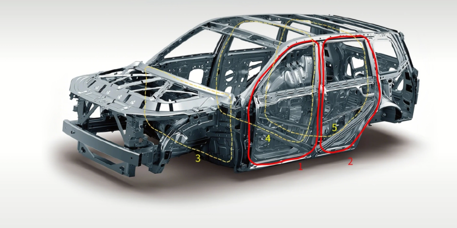 Силовая структура кузова GAC GS8